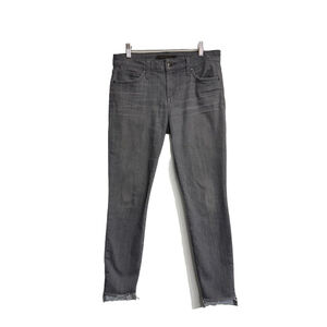 Joes Jeans VERA Skinny Ankle Hi Lo Release Hem Gray Women's Size 28